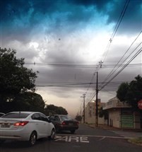 Maringá registra ventos de até 90 km/h durante chuva rápida